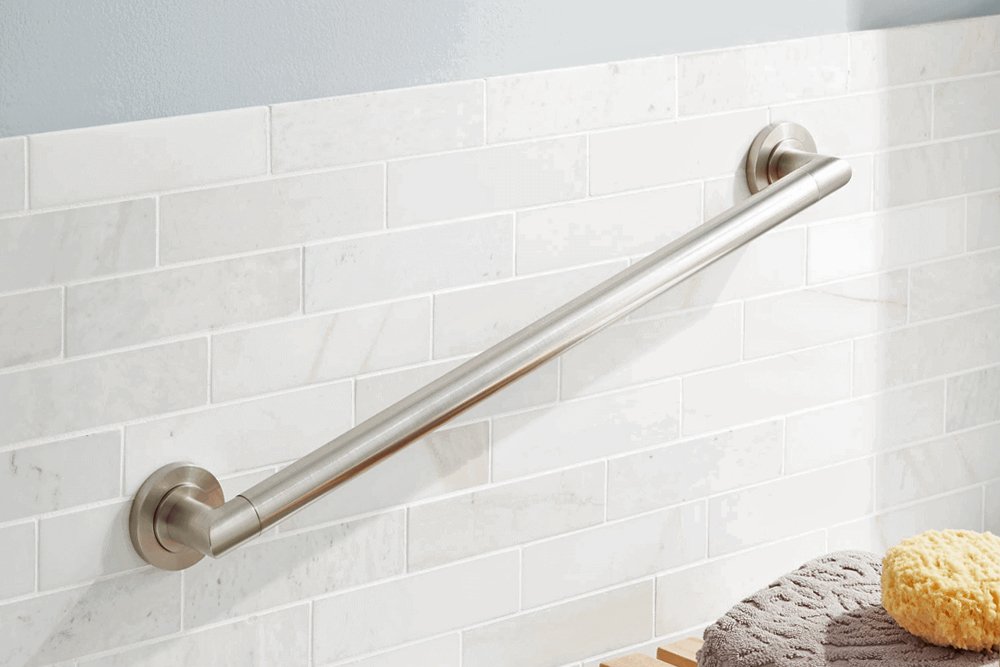 ADA-compliant grab bars installation