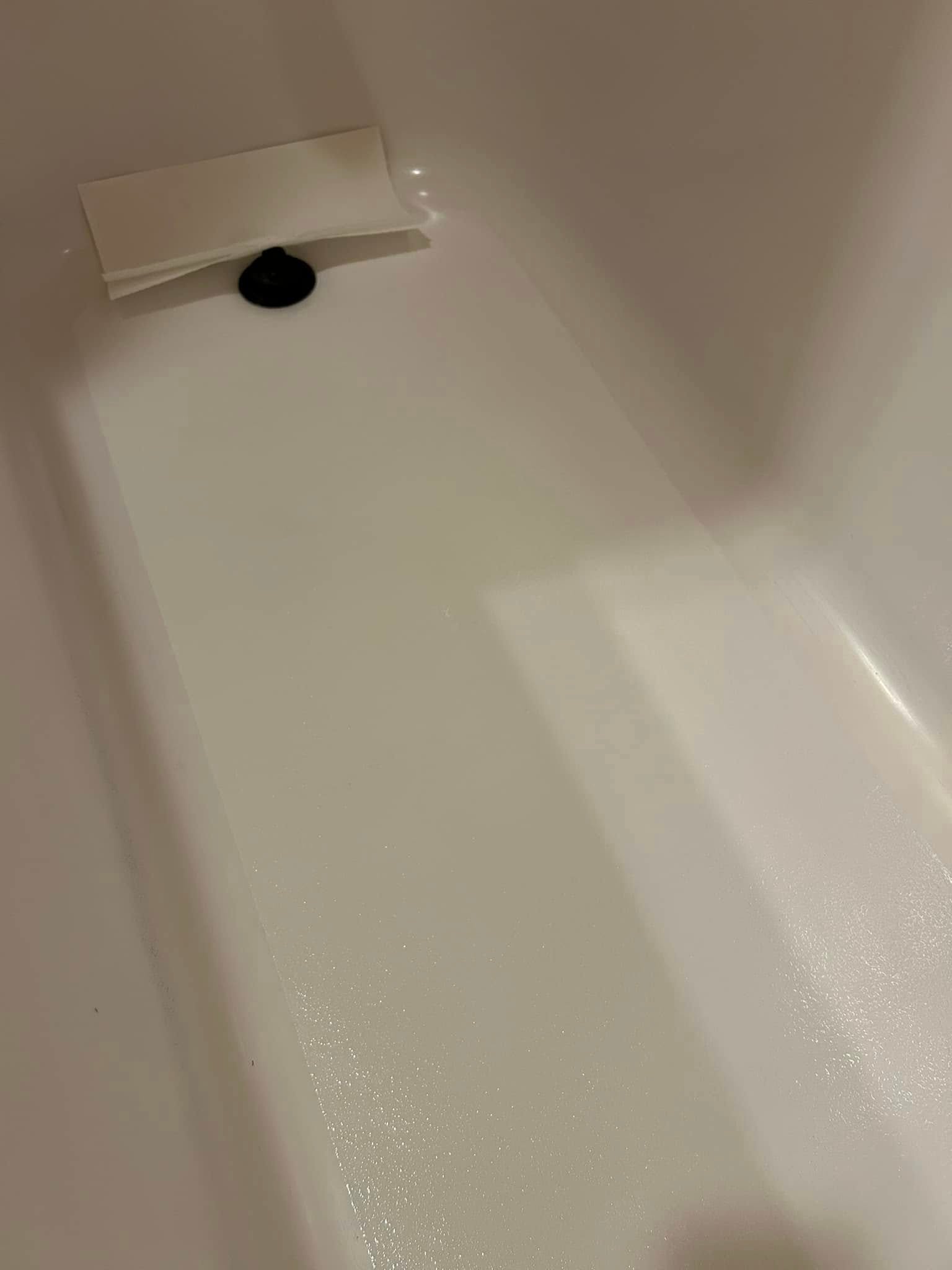 Cement foam finish result