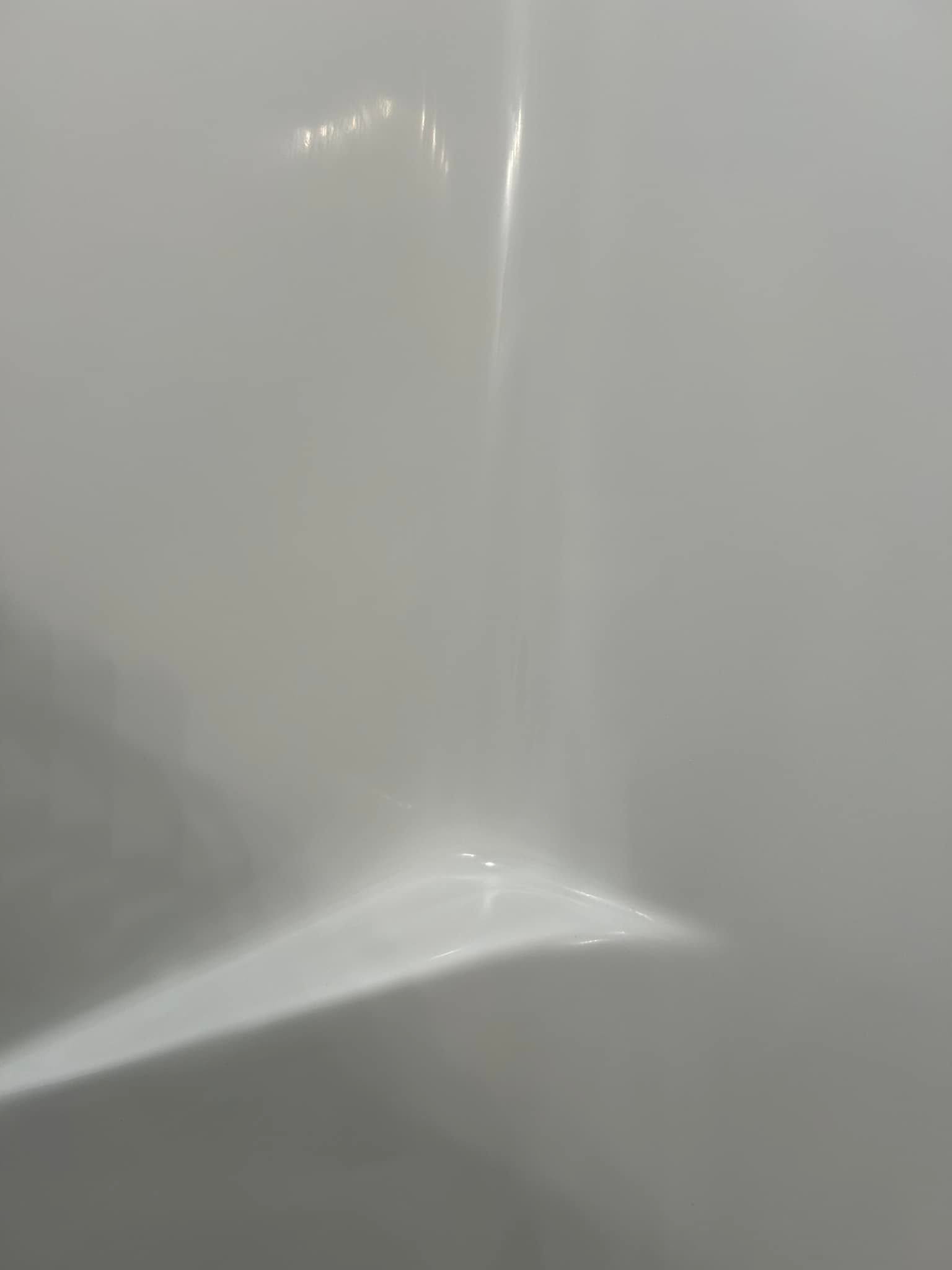 Fiberglass repair finish result