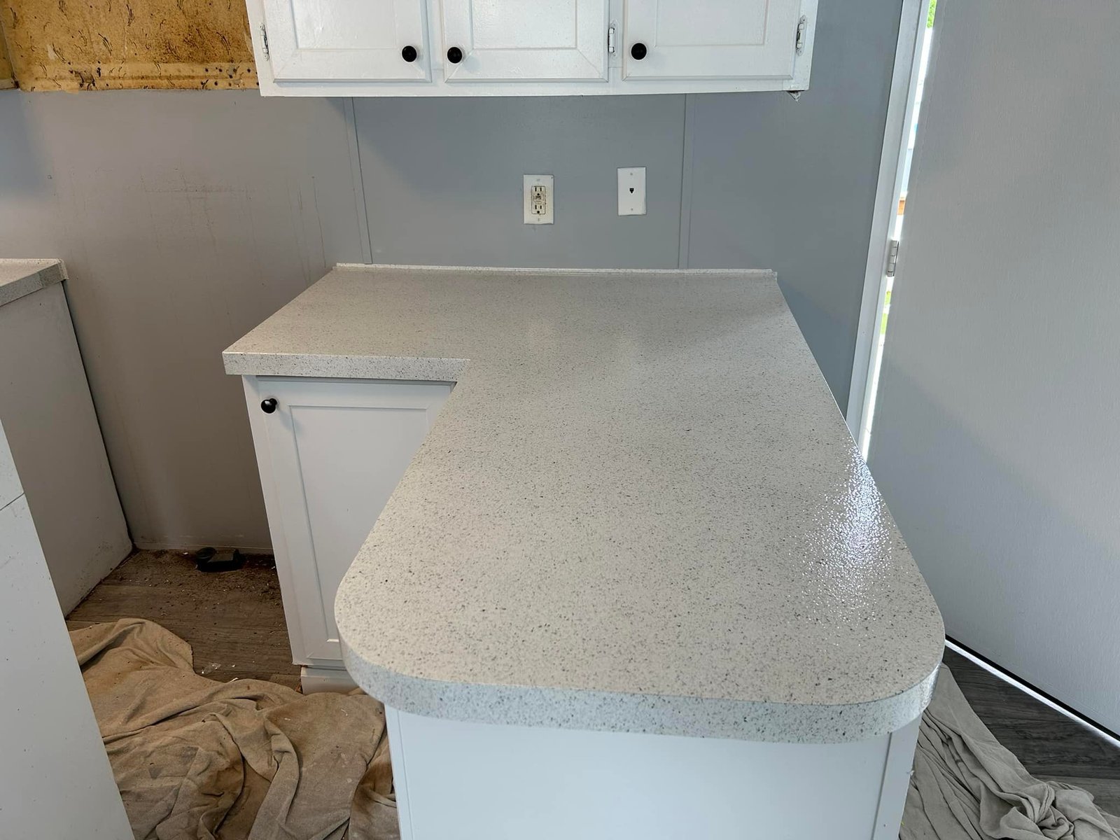Kitchen Counter 3 after refinishing